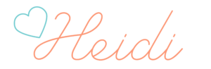 Heidi Slack signature for Heart Shine Brand Design